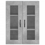 Highboard Concrete Grey 69.5x34x180 cm Engineered Wood 3198565