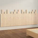 Wall Headboard 204x3x80 cm Solid Wood Pine 824778