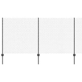 Fence and Post Grey 1.2 x 10 m Steel 3336261