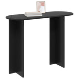 Console Table Black Oak 100 x 39.5 x 75 cm Engineered Wood 8001150