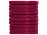 Towel Set of 10 Bordeaux 100% ring-spun cotton XXL Towel 137223