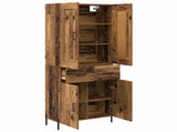 Highboard 2 pcs Old Wood Engineered Wood 3415669