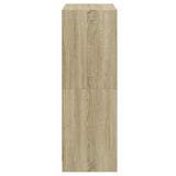 Highboard with Doors Sonoma Oak 68x37x109 cm Engineered Wood 3295852