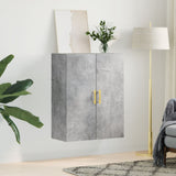 Wall Mounted Cabinet Concrete Grey 69.5x34x90 cm 828416