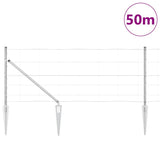 Welded Wire Fence with Spikes 50 x 0.8 m 3351446