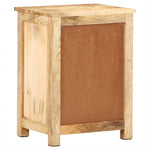 ZNTS Bedside Cabinet 45x35x60 cm Solid Mango Wood 320807