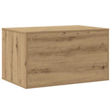 Cat Litter Box Enclosure Artisian Oak 80x50x45 cm Engineered Wood 857741