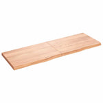 Bathroom Countertop Light Brown 180x60xcm Treated Solid Wood 3156168