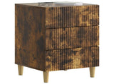 Bedside Cabinet Smoked Oak 43 x 41 x 66.5 cm Engineered Wood 894560