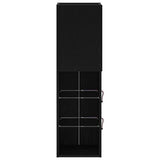 TV Cabinet Set with LED 2 pcs Black Oak 30.5 x 30 x 102 cm 862199