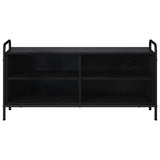 TV Cabinet 100 x 39.5 x 50 cm Black Oak Engineered Wood 8013758