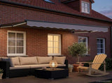 Electric Retractable Awning Frame Anthracite 2.5 x 2 m 42024200