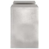 Plant Stand 2 pcs Silver 24 x 24 x 35 cm Stainless steel 865810