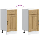 Kitchen Base Cabinet Lucca Artisan Oak Engineered Wood 853716
