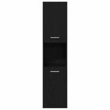 Bathroom Furniture Set 3 pcs Black Oak 60 x 38.5 x 46 cm 3334326