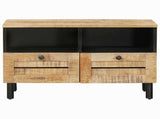 Storage Cabinets Natural 70 x 33 x 46 cm Solid Mango Wood 4018845