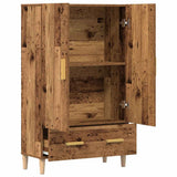 Highboard Old Wood 70x31x115 cm Engineered Wood 856914
