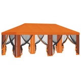 Gazebo Cover with Sidewalls Orange 600.5 x 300.5 cm Polyester 900443