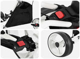 Golf Trolley Manual Black and White 100 x 69 x 114 cm Aluminium 42033590