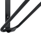 Foldable Saddle Rack Wall Mounted Black Iron 172437