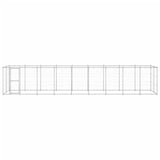 Outdoor Dog Kennel Galvanised Steel 21.78 m 3082311