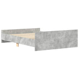 Bed Frame without Mattress Concrete Grey 140x200 cm 3203750