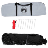 Camping Tent 2-Person White Blackout Fabric Quick Release 4004164