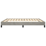 Bed Frame without Mattress Light Grey Super King Velvet 349851