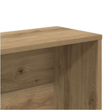 Book Cabinet Artisan Oak 157x24x160 cm Engineered Wood 855889