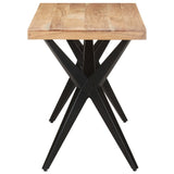 Dining Table 120x60x76 cm Solid Acacia Wood 323559