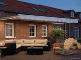 Manual Retractable Awning with LEDs White 3 x 2 m 3419203
