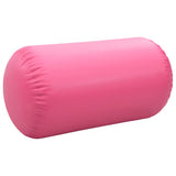 Inflatable Gymnastic Roll with Pump 120x75 cm PVC Pink 92715