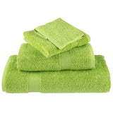Premium Sauna Towels SOLUND 4 pcs Apple Green 80x200 cm 600 gsm 137507