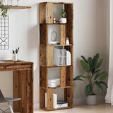 Book Cabinet Old Wood 45x24x159 cm Engineered Wood 855784