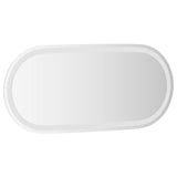 LED Bathroom Mirror Transparent 80 x 35 cm Tempered Glass 42045853
