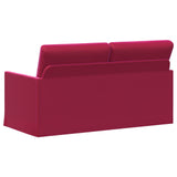 2 Seater Sofa Wine Red 150 x 81 x 82 cm Velvet 42041092