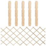 Trellis Fences 5 pcs Solid Firwood 180x80 cm 316422