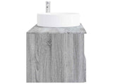 Bathroom Furniture Set 2 pcs Grey Sonoma Engineered Wood 3404110