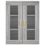 Highboard Grey Sonoma 69.5x34x180 cm Engineered Wood 3198327