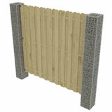 Fence Post 2 pcs Silver 20 x 20 x 190 cm Metal 143605