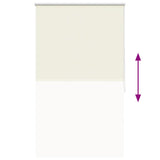 Roller blind blackout 124.4x175 cm Fabric Width 120 cm off white 240124