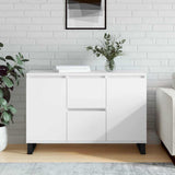 Sideboard White 101.5x35x70 cm Engineered Wood 827212