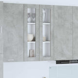 Hanging Cabinet Concrete Grey 60 x 31 x 100 cm Engineered Wood 884389
