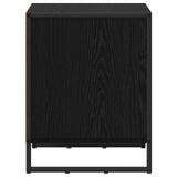 Bedside Table 2 pcs Black Oak 50 x 39.5 x 50 cm Engineered Wood 886679