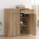 Storage Cabinet Artisan oak 80 x 42.5 x 93.5 cm Engineered wood 3365600
