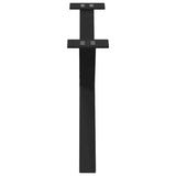Coffee Table Legs X-Shaped 2 pcs Black 70x cm Steel 4012884