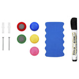 Magnetic Whiteboard White 110x60 cm Steel 150737