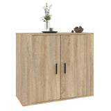 ZNTS Sideboard Sonoma Oak 80x33x70 cm Engineered Wood 816563