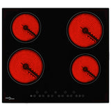 Ceramic Hob with 4 Burners Touch Control 6000 W 50784