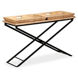 Console Table Solid Mango Wood 130x40x80 cm 244897